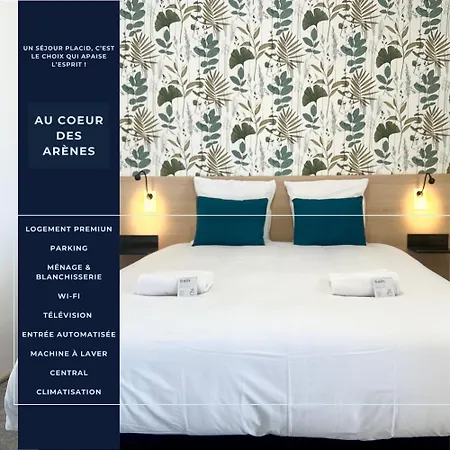 Au Coeur Des Arenes - Parking - Wifi - Clim Apartment *